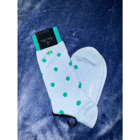 Brooks Brothers Men’s Polka Dot Dress Socks - Picture 1 of 6